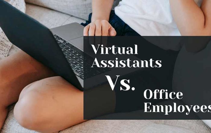 virtual assistant vs office employee